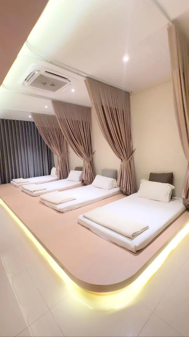 ห้องนวดไทย บรรยากาศอบอุ่น